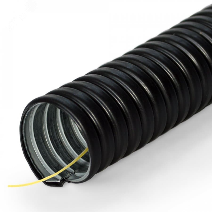 Металлорукав в ПВХ оболочке МРПИ-НГ-25 с/з (50м/уп) Строитель