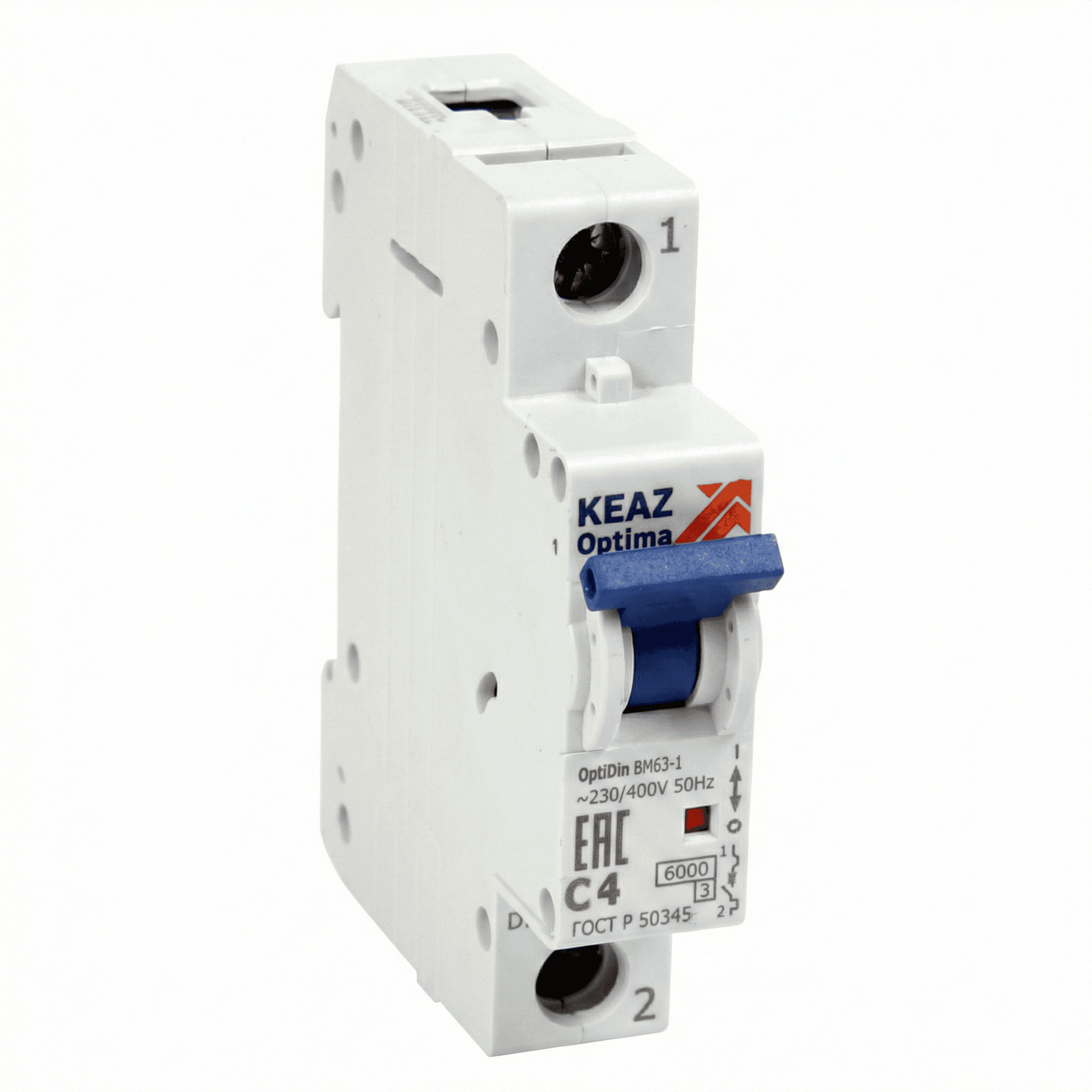 Выыыключатель автоматический модульный OptiDin BM63-1B1-УХЛ3